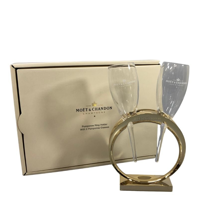 モエシャンドン グラススタンド ペア リングホルダー MOET&CHANDON【AFI28】【中古】