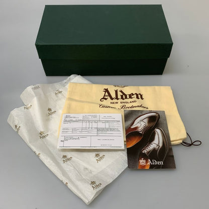 オールデン D9917H ブローグ別注 ハイランドタンカーブーツ コードバン ダークバーガンディ サイズ10D ALDEN BROGUE ブーツ 約28.0cm【LA】【中古】