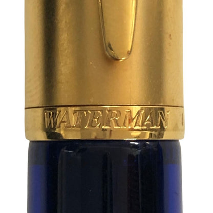 ウォーターマン 万年筆 エドソン サファイア ペン先18k ブルー ゴールド WATERMAN【AFI7】