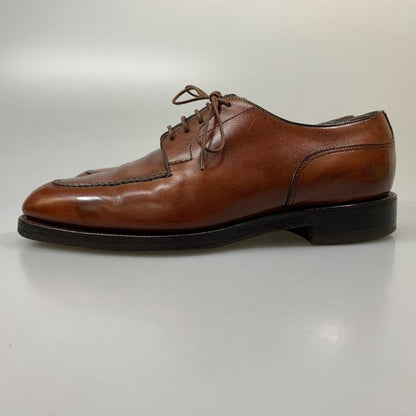 エドワードグリーン ドーバー 旧ロゴ 202ラスト UK5.5 ダークオークアンティーク EDWARD GREEN ビジネスシューズ 約24.5cm【LA】【中古】