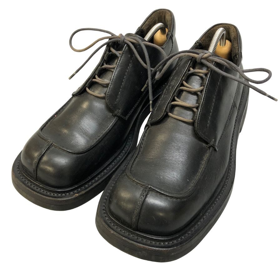 プラダ スクウェアトゥ  厚底 シューズ 996 B 99  メンズ サイズ 8ハーフ  PRADA 約26.5cm【AFC4】