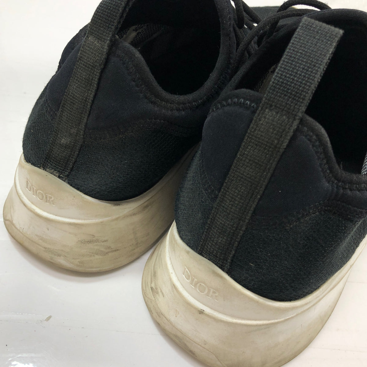 ディオール オム スニーカー B25 メッシュ ブラック メンズ サイズ41 21ELS DIOR HOMME 約26.0cm【AFC30】