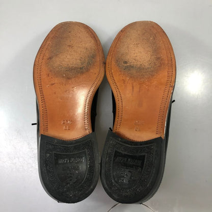 スコッチグレイン レザーシューズ ウィングチップ シボレザー 923 ブラック 25.5EE メンズ SCOTCH GARIN 約25.5cm【AFD9-2】