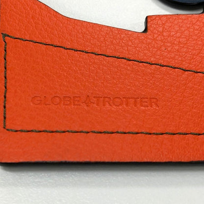 グローブトロッター トラベル チャーム ライナー ネイビー×オレンジ ユニセックス globe-trotter【AFI14】【中古】