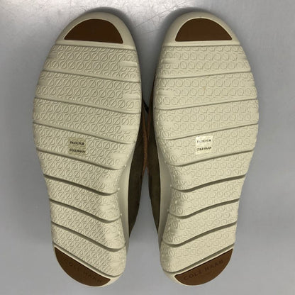 コールハーン スリッポン ゼログランド レックスリッパー C36300 モカシン ボア スウェード カーキ メンズ サイズ10.5 COLE HAAN 約28.5cm【AFD15-2】