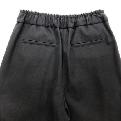 ジルサンダー パンツ ウール 裾ジップ イージーパンツ フェイクポケット メンズ ブラック サイズ44 JIL SANDER 【AFB10】
