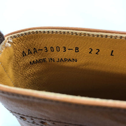 ジュン メン レースアップブーツ ウィングチップ ブラウン メンズ サイズL JUN MEN 約26.5cm【AFD3】