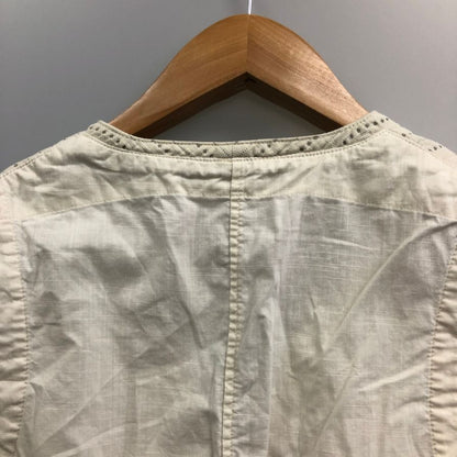 美品◆ラルフローレン ベスト シェルボタン ホワイト サイズ4 RALPH LAUREN 【AFB29】