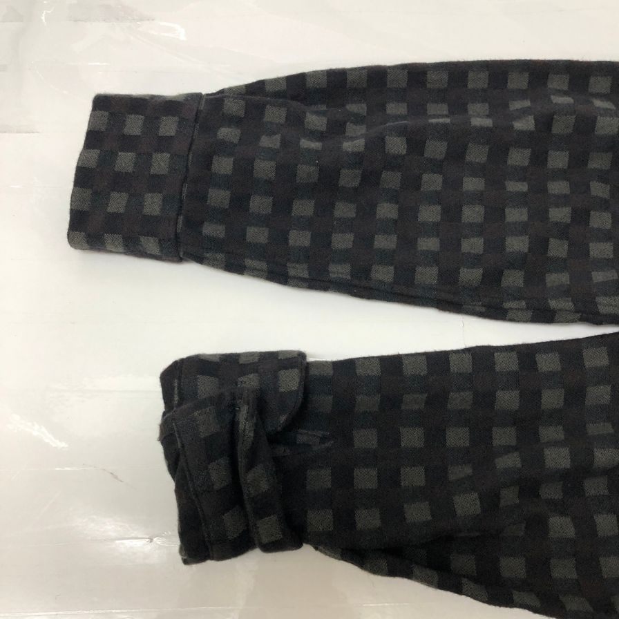 美品◆エンジニアガーメンツ 格子柄 長袖シャツ メンズ サイズXS ブラック ENGINEERED GARMENTS 【AFB26】