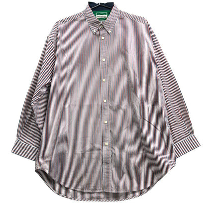 中古◆バレンシアガ 18SS 長袖シャツ バックパッチ ストライプ レディース サイズ34 518068 BALENCIAGA 【AFB43】
