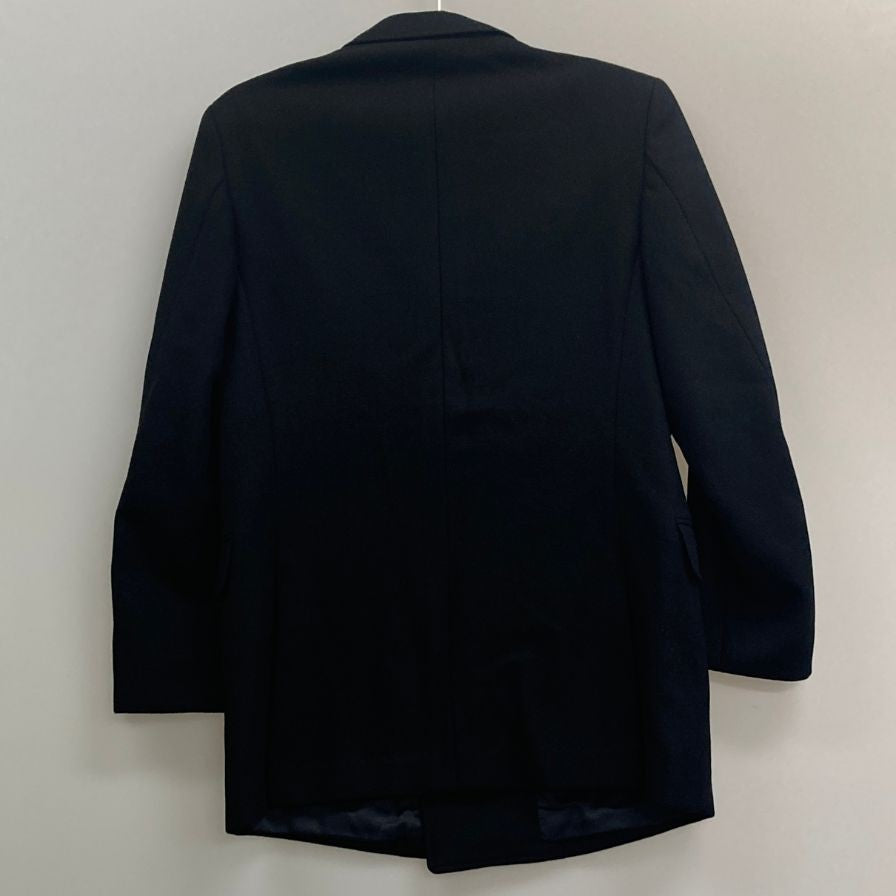 美品◆ケント VAN JACKET 金ボタン 4つボタン ダブル ブラック メンズ サイズ170-90-79  Kent 【AFA22】