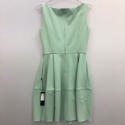 新品同様◆フォクシーニューヨーク ノースリーブ  ワンピース バロン  32796 レディース サイズ38 グリーン FOXEY NEWYORK 【AFB44】