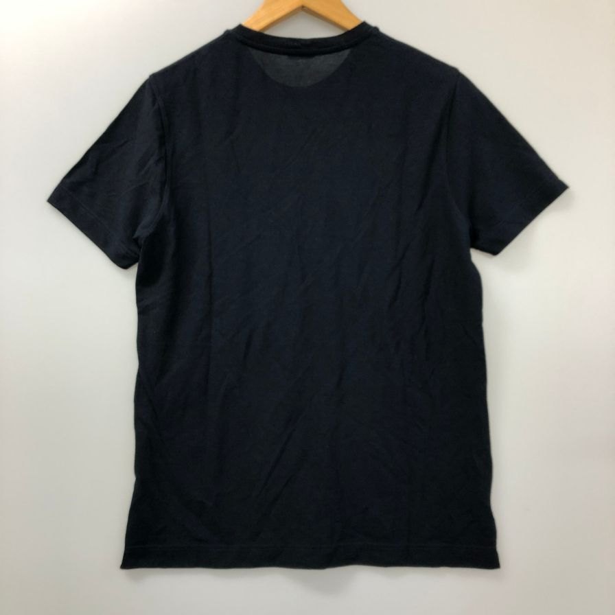 美品◆ザノーネ アイスコットン クルーネック Tシャツ メンズ サイズ 46 ブラック ZANONE 【AFB38】