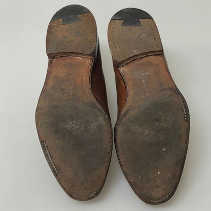 グレンソン ストレートチップ カーフ 6321 ブラウン サイズUK7.5EE GRENSON 約26.0cm【AFC30】