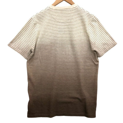 中古◆ロベルトコリーナ クルーネック Tシャツ ブラウングラデ メンズ 48サイズ Roberto Collina 【AFB45】