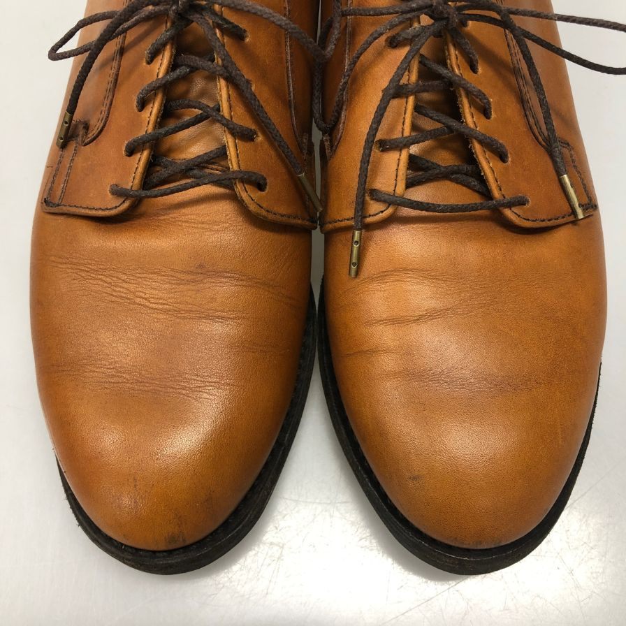 レッド ウィング レザーシューズ 9108 ポストマン オックスフォード プレーントゥ メンズ ブラウン サイズ8.5D REDWING 約26.5cm【AFD6】