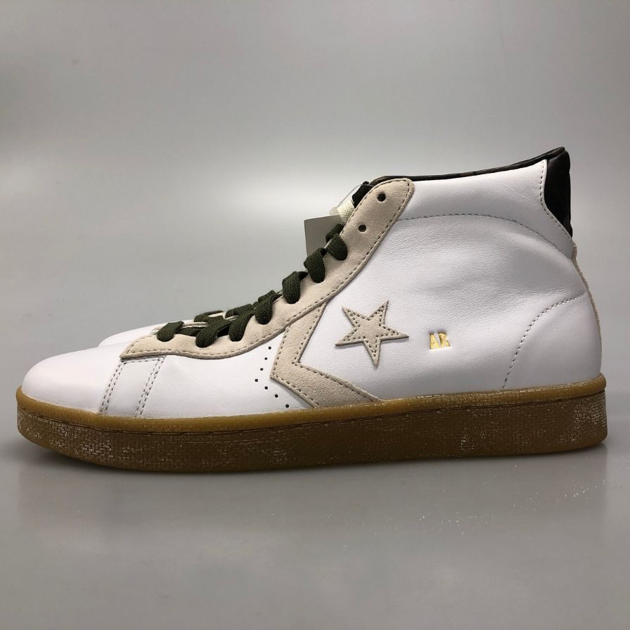 コンバース アロハラグ スニーカー ハイカット メンズ ホワイト サイズ28.5cm CONVERSE AR SRPLS 約28.5cm【AFC47】