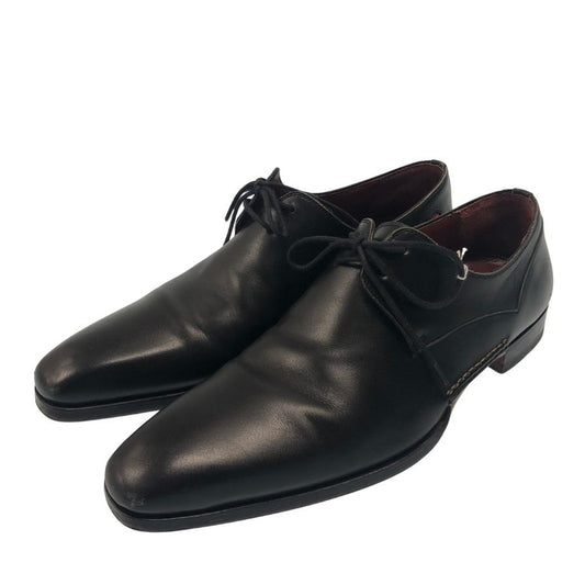 マグナーニ レザーシューズ 2アイレット カジノコレクション サイズ40 ブラック MAGNANNI 約24.5cm【AFC34】