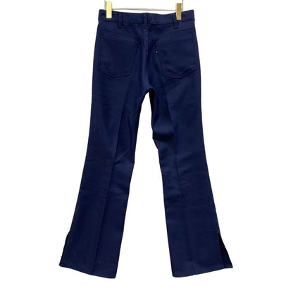 リーバイス フレアパンツ スタープレスト ブーツカット スリット 黒金タブ ネイビー W31 L31 LEVI’S 【AFB15】