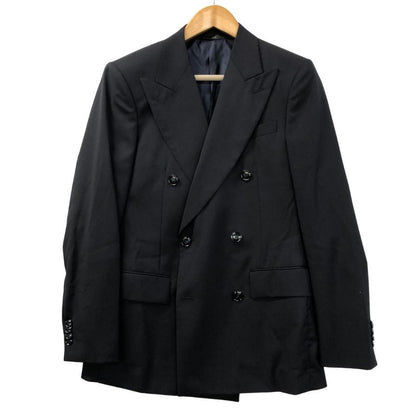 美品◆ジョルジオアルマーニ テーラードジャケット ダブルブレスト メンズ サイズ46R GIORGIO ARMANI 【AFB48】