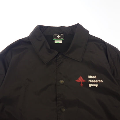 Very good condition◆Lifted Research Coach Jacket Men's Black Size S LiftedResearchGroup [AFB18] 