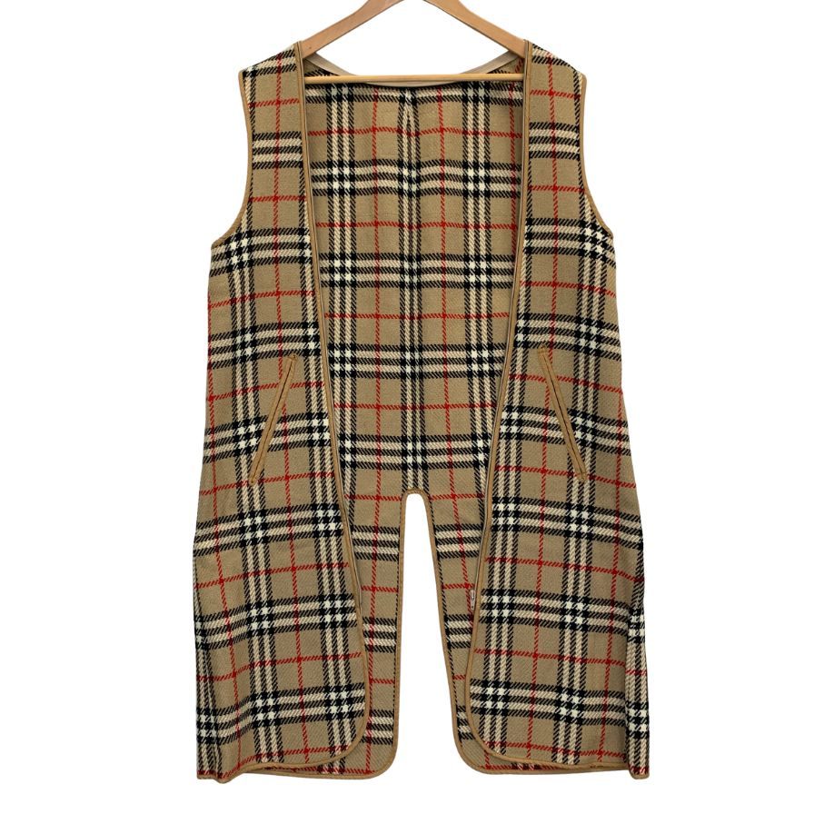 中古◆オールド バーバリーズ  ジップ付ライナー単体 ノバチェック サイズフリー  C-TK83用 Burberry's 【AFB14】
