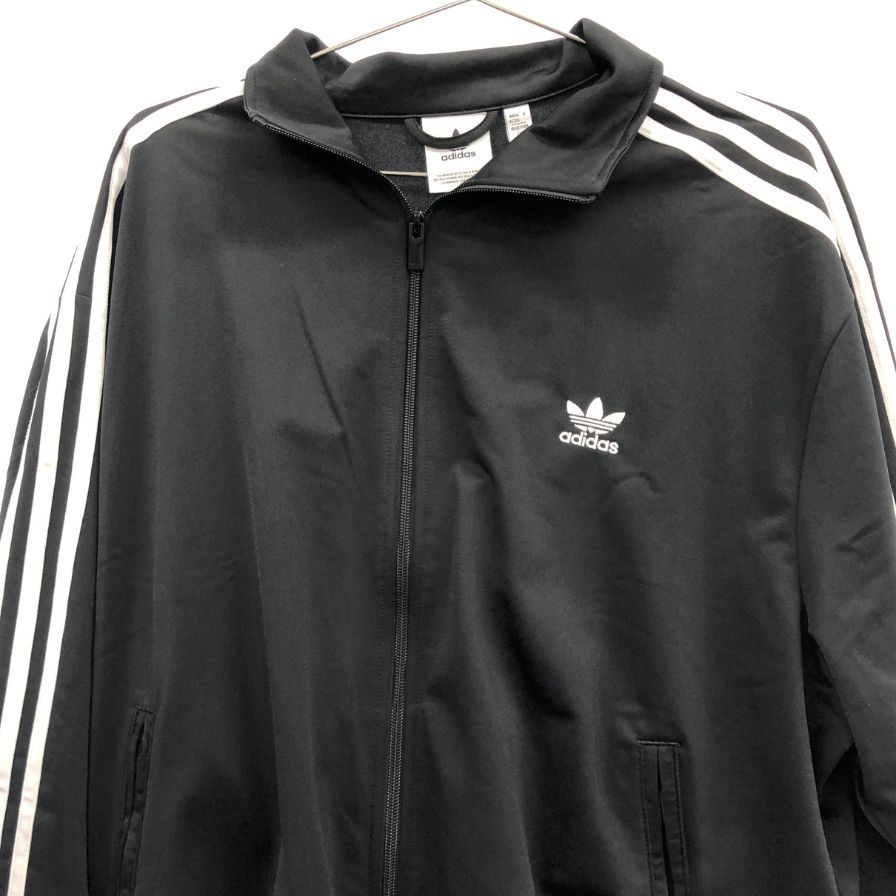 極美品◆アディダス アディカラー クラシックス ファイヤーバード トラックトップ ブラック メンズ サイズ3XL IJ7058 ADIDAS 【AFB9】