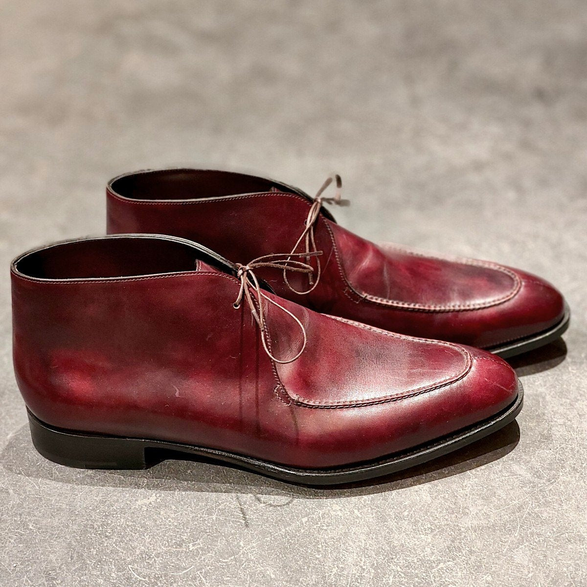 ジョンロブ レザーシューズ フォーウィ 2015イヤーモデル カーフ ブラック UK11E メンズ 革靴 JOHN LOBB FOWEY CALF ビジネスシューズ 約29.5cm【LA】【中古】