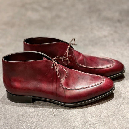 ジョンロブ レザーシューズ フォーウィ 2015イヤーモデル カーフ ブラック UK11E メンズ 革靴 JOHN LOBB FOWEY CALF ビジネスシューズ 約29.5cm【LA】【中古】