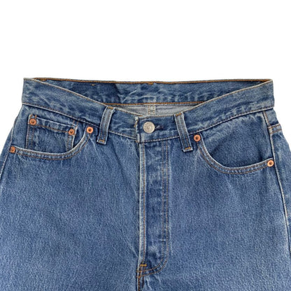 リーバイス デニム 501 90年代 USA製 ボタン裏501 裾グラデーション インディゴ メンズ サイズ W30 L32 LEVI’S 【AFB24】