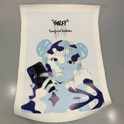 山口真人 サイン＆シリアル入りアートブック ポスター 一式【AFI28】【中古】