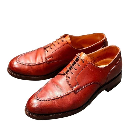 クロケット&ジョーンズ レザーシューズ オンスロー ブラウン メンズ サイズUK7E CROCKETT&JONES ONSLOW ビジネスシューズ 約25.5cm【LA】【中古】