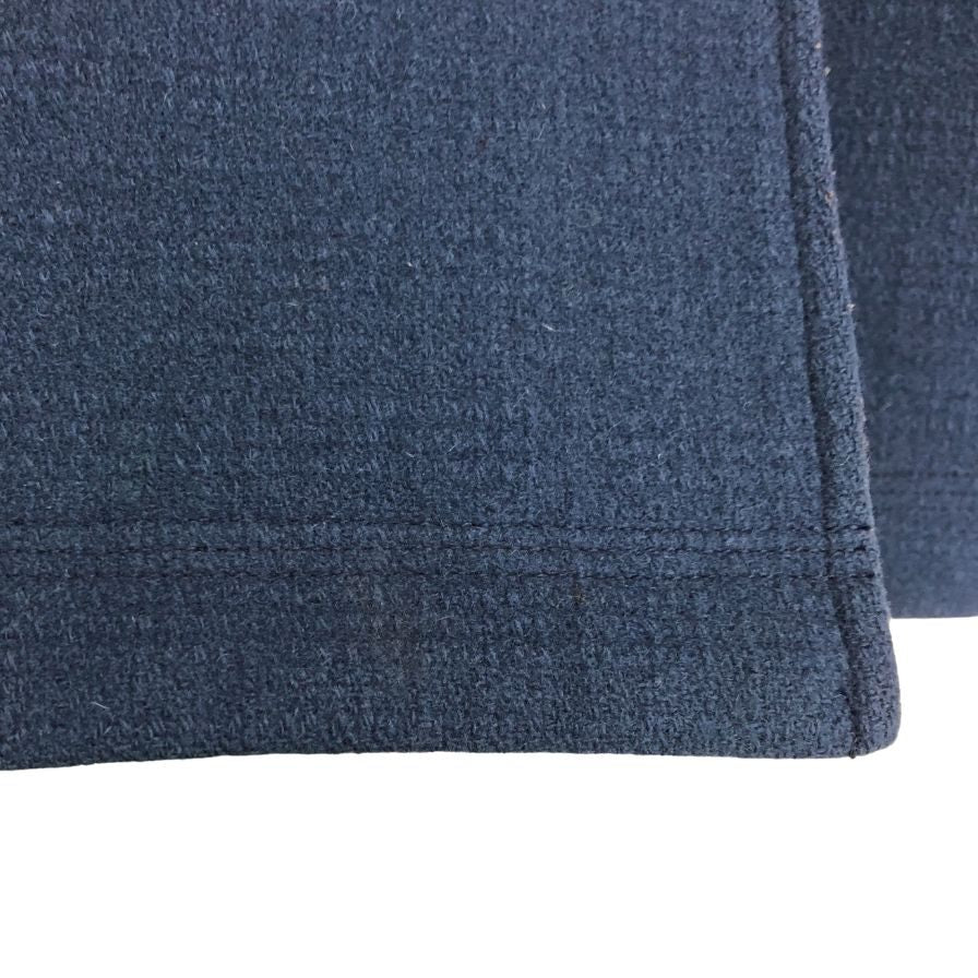 美品◆バーバリー ブラックレーベル ウール Pコート ブルー メンズ Mサイズ BURBERRY BLACK LABEL 【AFA7】