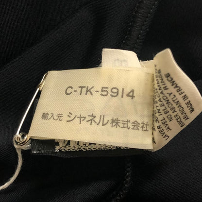 極美品◆シャネル 水着 スイムウェア ココマーク 片掛け サイズ38 ブラック レディース CHANEL 【AFB9】