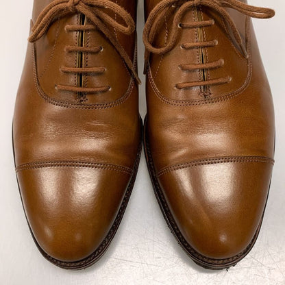ジョンロブ レザーシューズ シティ ストレートチップ カーフ ブラウン UK6E メンズ JOHN LOBB CITY ビジネスシューズ 約24.5cm【LA】【中古】