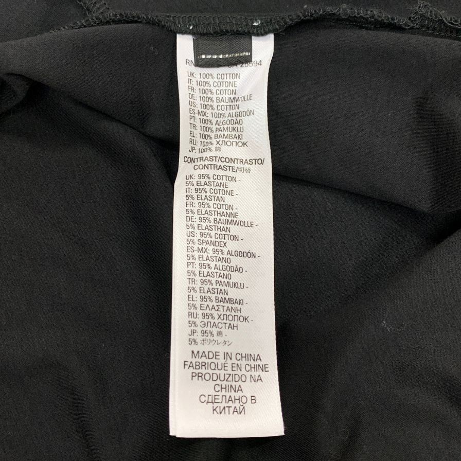 極美品◆ディーゼル ブラウス メタルボタン コットン レディース ブラック サイズXS DIESEL 【AFB2】