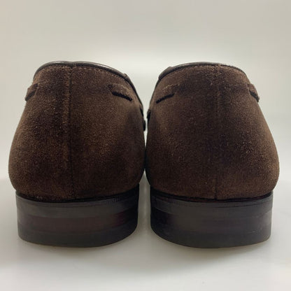 クロケット＆ジョーンズ タッセルローファー ビームスF別注 アルダニー スエード ブラウン サイズUK8E メンズ Crockett & Jones 約27.0cm【AFC36】