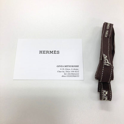 エルメス ネクタイ シルク グレー スレ ハート HERMES【AFB55】