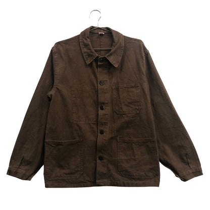 中古◆ル ペルラン ビンテージ フレンチ ワークジャケット コットン100% 防縮加工 サイズ50 LE PELERIN 【AFB6】