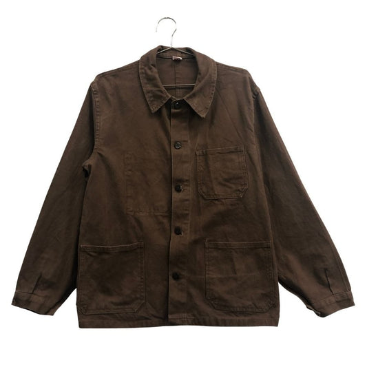 中古◆ル ペルラン ビンテージ フレンチ ワークジャケット コットン100% 防縮加工 サイズ50 LE PELERIN 【AFB6】