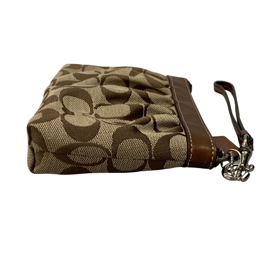 コーチ アクセサリーポーチ キャンバス シグネチャー レディース ブラウン系 COACH