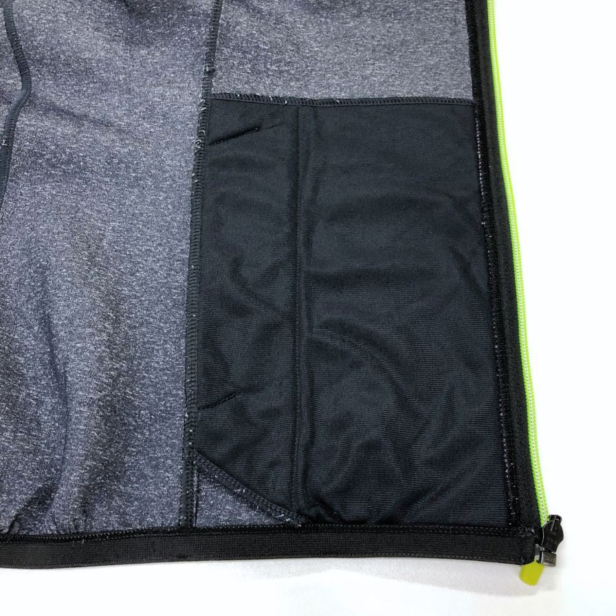 美品◆デサント フーデッドジャケット  TOUGH AIR DAT-2574 メンズ サイズL グレー DESCENTE 【AFB6】