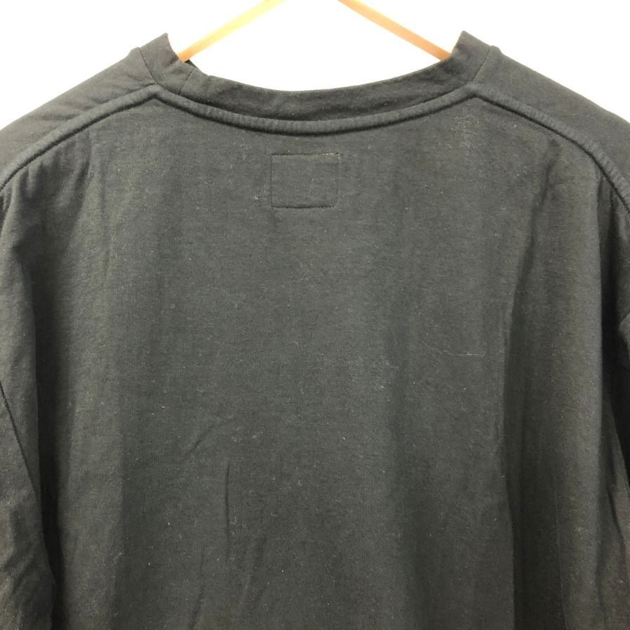 美品◆ザ インターナショナル イメージズ コレクション ロングスリーブTシャツ ミリタリー ブラック メンズ サイズL THE INTERNATIONAL IMAGES COLLECTION 【AFB41】