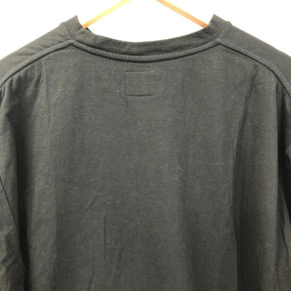 美品◆ザ インターナショナル イメージズ コレクション ロングスリーブTシャツ ミリタリー ブラック メンズ サイズL THE INTERNATIONAL IMAGES COLLECTION 【AFB41】