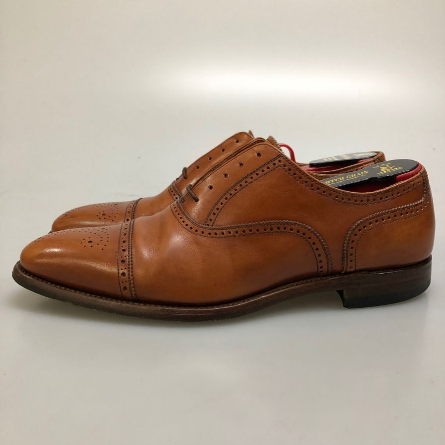 スコッチグレイン HA9040 匠シリーズ セミブローグ ライトブラウン サイズ26 革靴 SCOTCH GRAIN ビジネスシューズ 約26.0cm【LA】【中古】