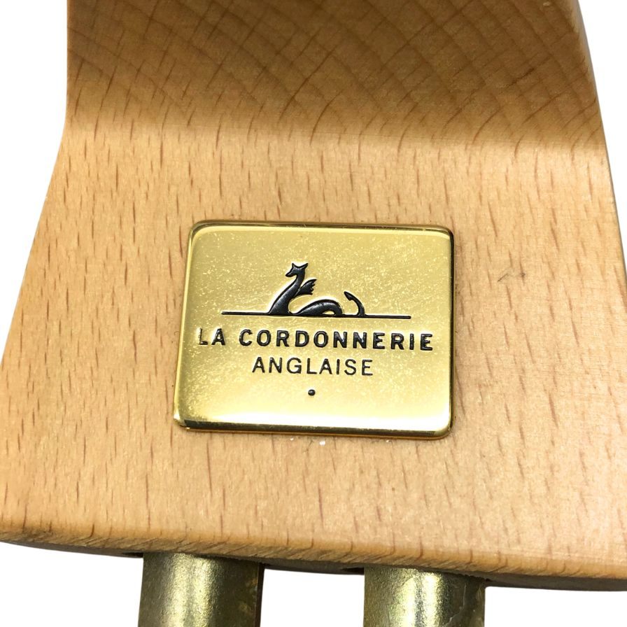 ラ コルドヌリ アングレーズ シューツリー 木製 ベージュ メンズ サイズ41 LA CORDONNERIE ANGLAISE 約25.5cm【AFC36】