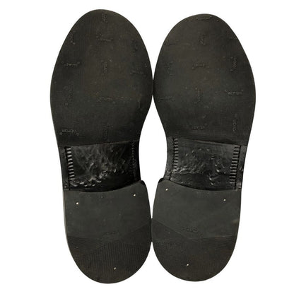 エヴィス 山根靴店 レザーシューズ スリッポン  2021 サイズ8.5 メンズ レッド EVISU YAMANE SHOES 約26.5cm【AFC44】