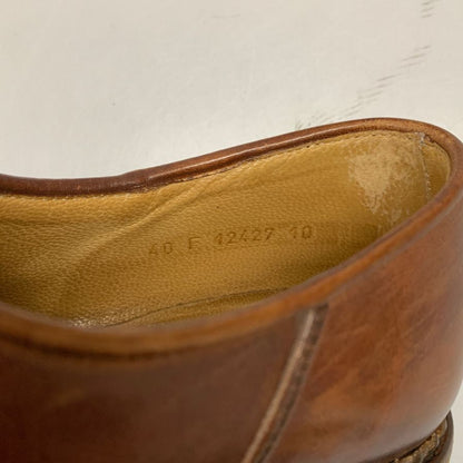 パラブーツ チロリアンシューズ ミカエル ファー コンビ マロン サイズ40 Paraboot ビジネスシューズ 約25.5cm【LA】【中古】