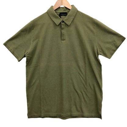 美品◆ロベルトコリーナ ポロシャツ オリーブ コットン サイズ50 メンズ roberto collina 【AFB9】