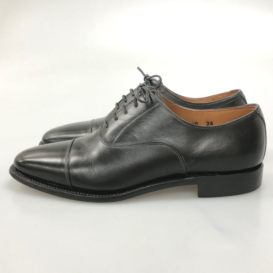 スコッチグレイン レザーシューズ アシュランス ストレートチップ 3526 ブラック メンズ サイズ24EEE SCOTCH GRAIN 約24.0cm【AFC1】